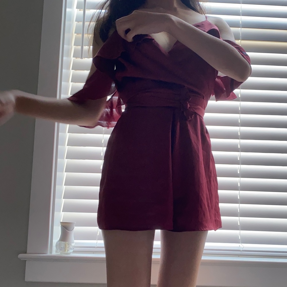 Urban Outfitters Kimchi Blue Red Romper